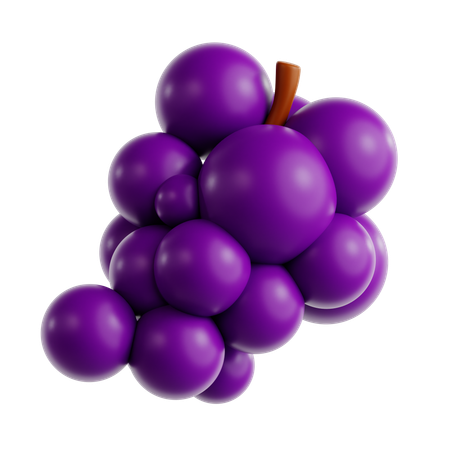 Grape Fruit  3D Icon