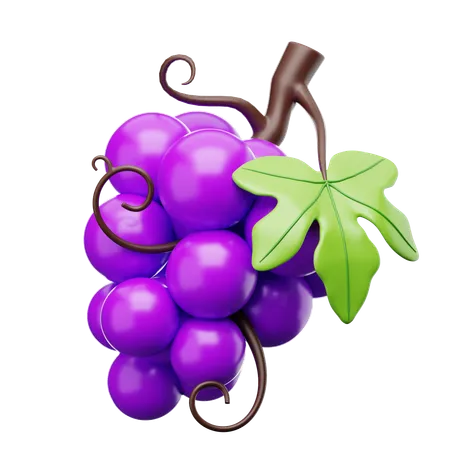 Grape Fruit  3D Icon