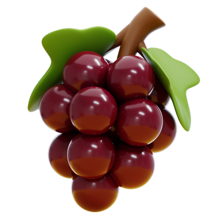 Grape Fruit  3D Icon