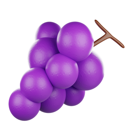 Grape Fruit 3D Icon