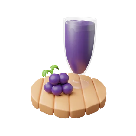 Grape juice  3D Icon