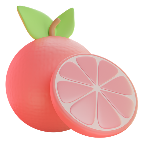 Grapefruit  3D Icon