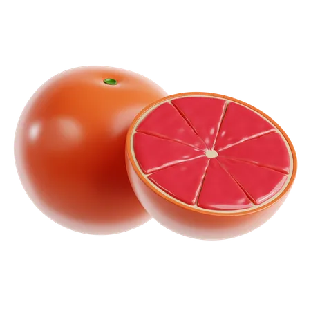 Grapefruit  3D Icon
