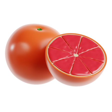 Grapefruit  3D Icon