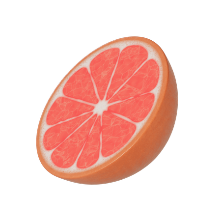 Grapefruit  3D Illustration