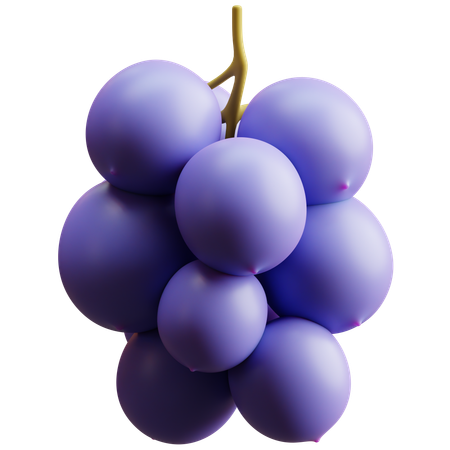 Grapes  3D Icon