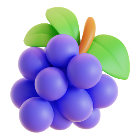 Grapes  3D Icon