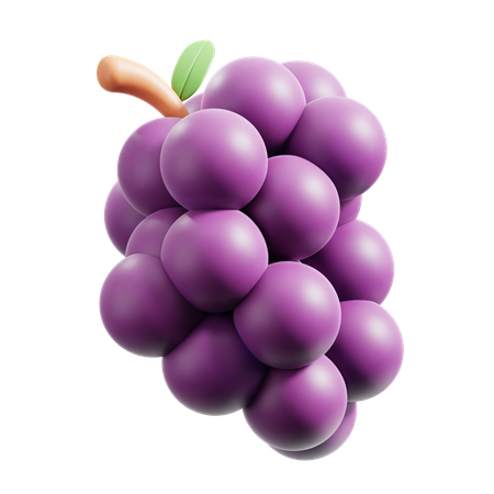 Grapes  3D Icon