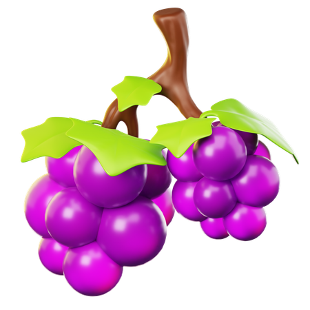 Grapes  3D Icon