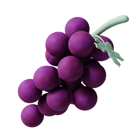 Grapes  3D Icon