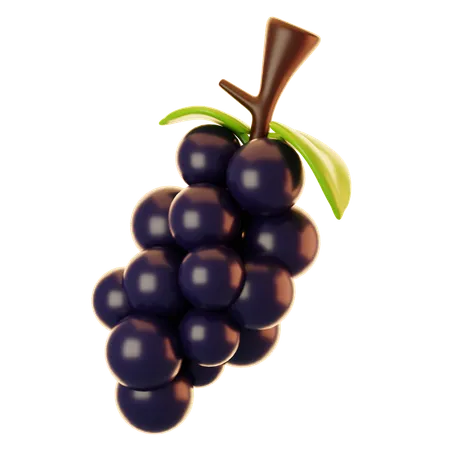 Grapes  3D Icon