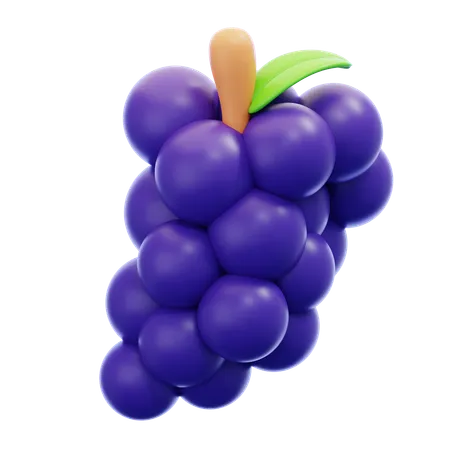 Grapes  3D Icon