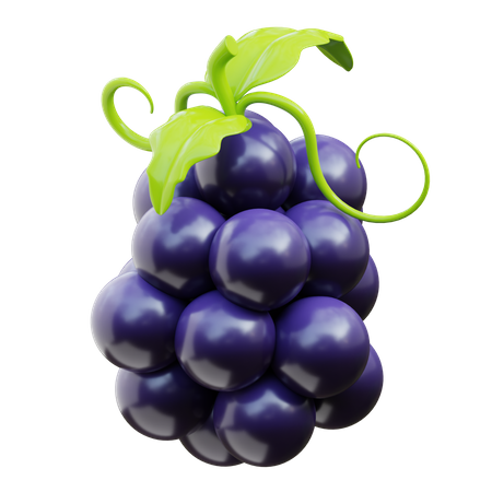 Grapes  3D Icon