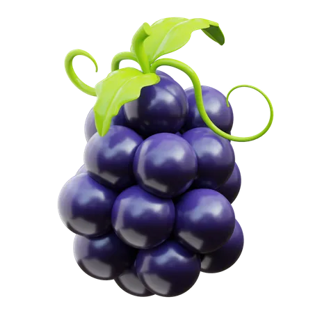 Grapes  3D Icon