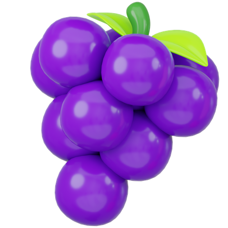 Grapes  3D Icon