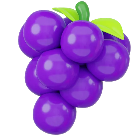 Grapes  3D Icon