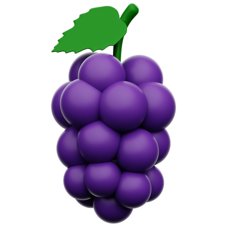 Grapes  3D Icon