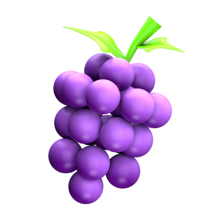 Grapes  3D Icon