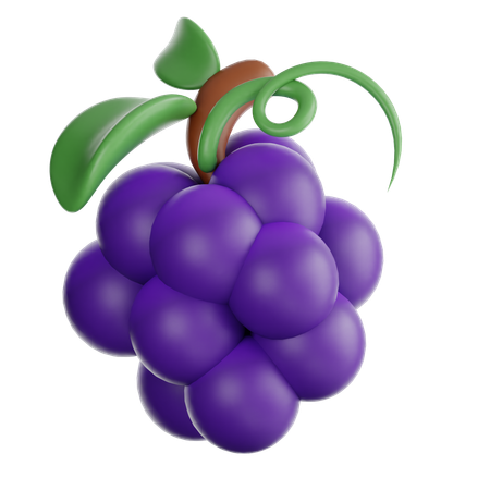 Grapes  3D Icon