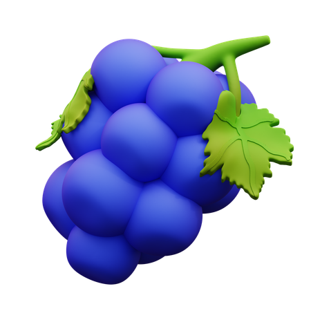 Grapes  3D Icon