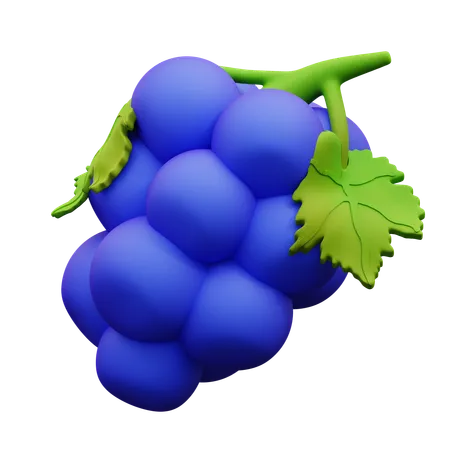 Grapes  3D Icon