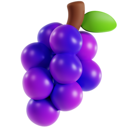 Grapes  3D Icon