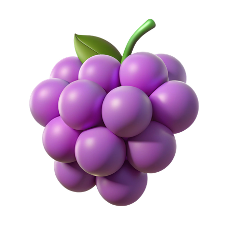 Grapes  3D Icon