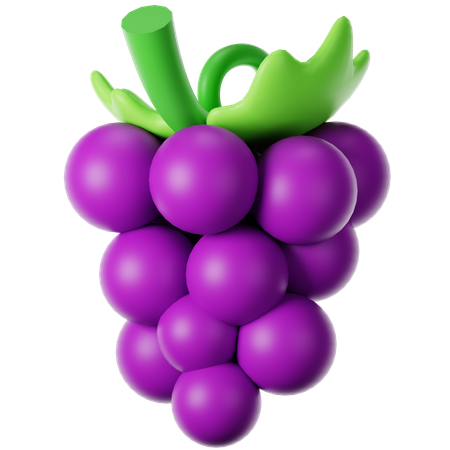 Grapes  3D Icon