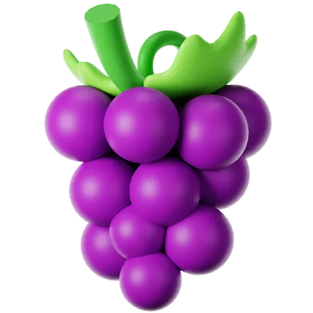 Grapes  3D Icon