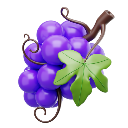 Grapes  3D Icon