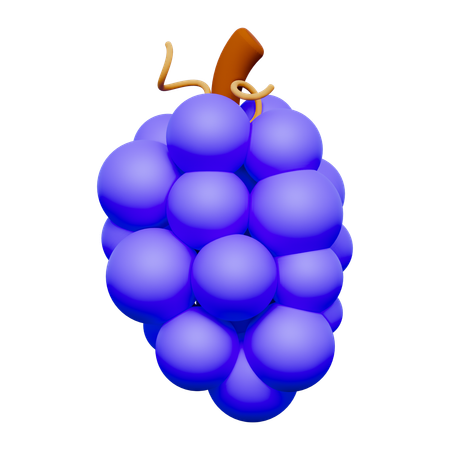 Grapes  3D Icon