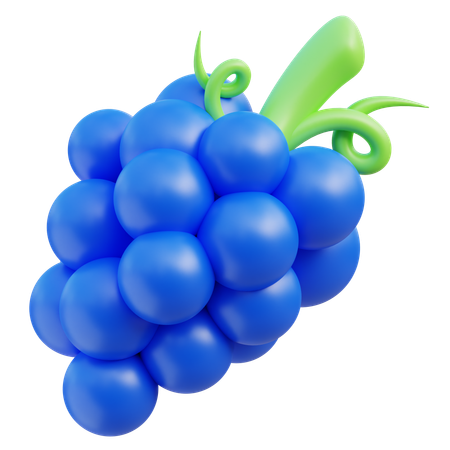 Grapes  3D Icon