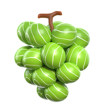 Grapes  3D Icon