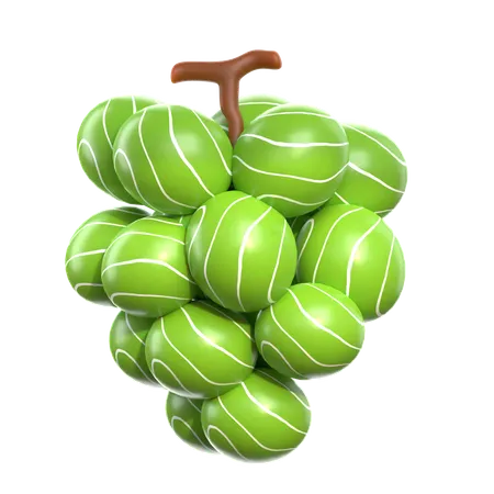 Grapes  3D Icon