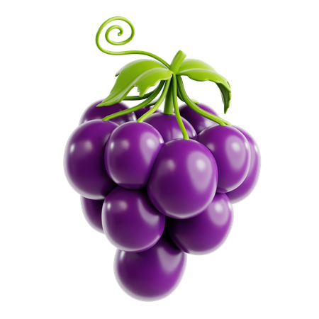 Grapes  3D Icon