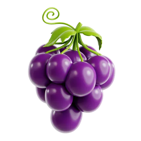 Grapes  3D Icon