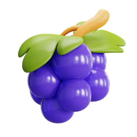 Grapes  3D Icon