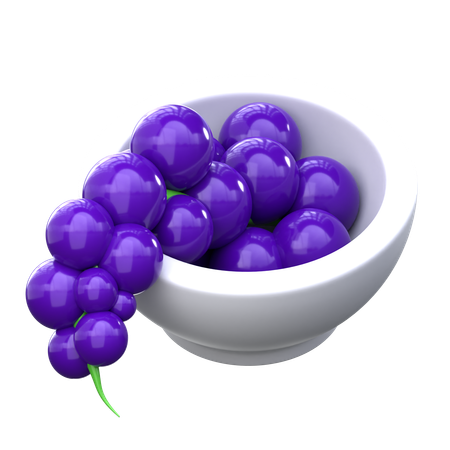 Grapes  3D Icon