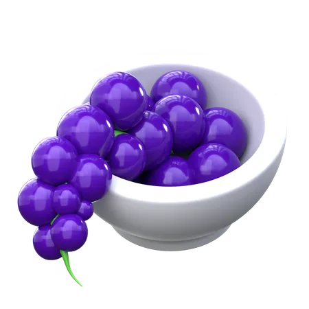 Grapes  3D Icon