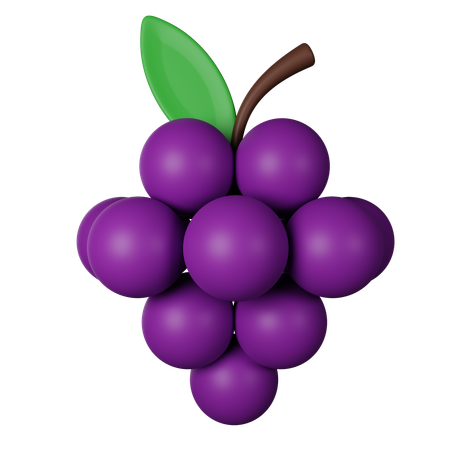 Grapes  3D Icon