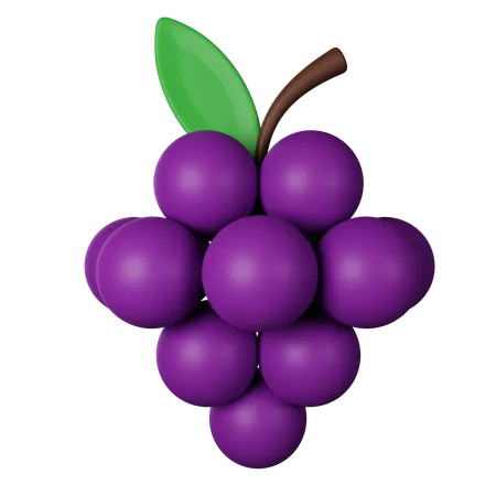 Grapes  3D Icon