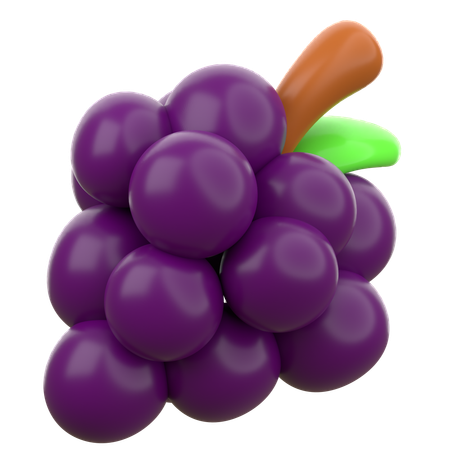 Grapes  3D Icon