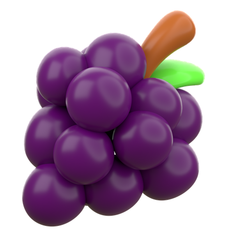 Grapes  3D Icon