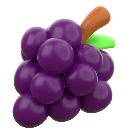 Grapes  3D Icon