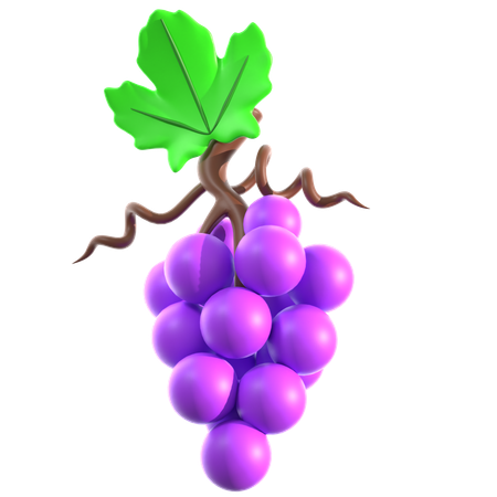 Grapes  3D Icon