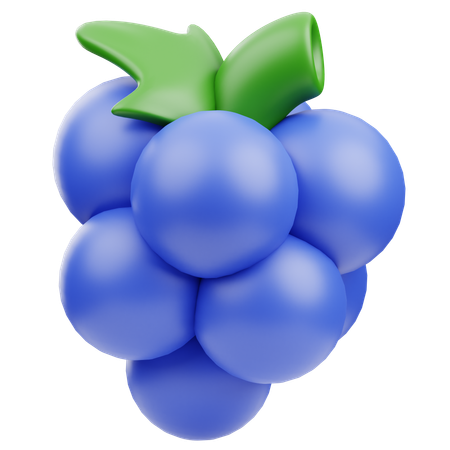 Grapes  3D Icon