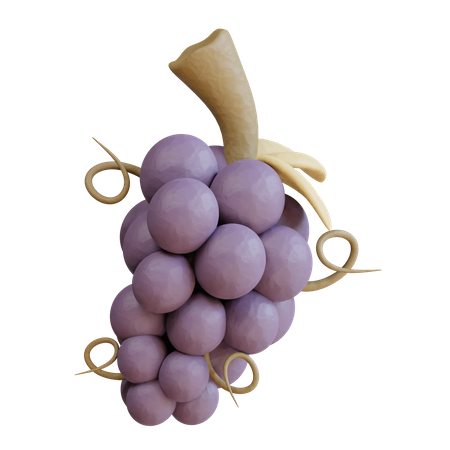 Grapes  3D Icon