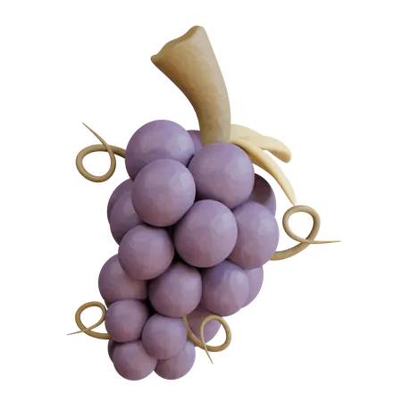 Grapes  3D Icon