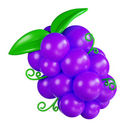 Grapes  3D Icon