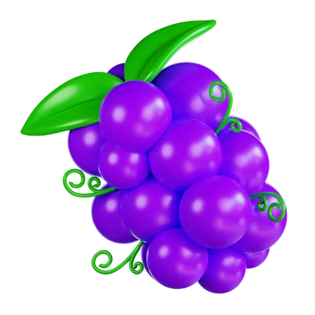 Grapes  3D Icon